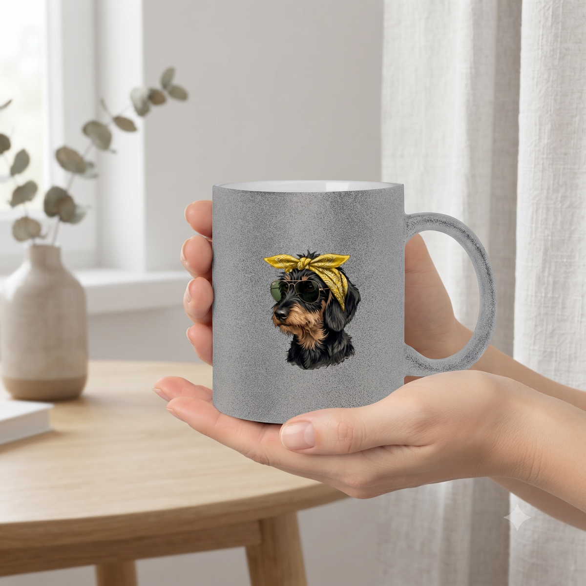 Glitzer Mug Weenie Chic | GLAM ART