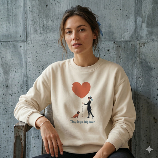 Dackel Couture Sweatshirt Damen – Premium Bio-Baumwolle