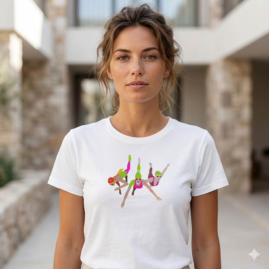 Damen Premium T-Shirt mit Schwimmer Motiv "Grace & Soul"
