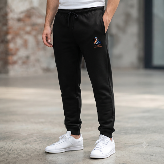 Pantalon de survêtement oversize avec motif teckel Hugo's Sportline pour homme