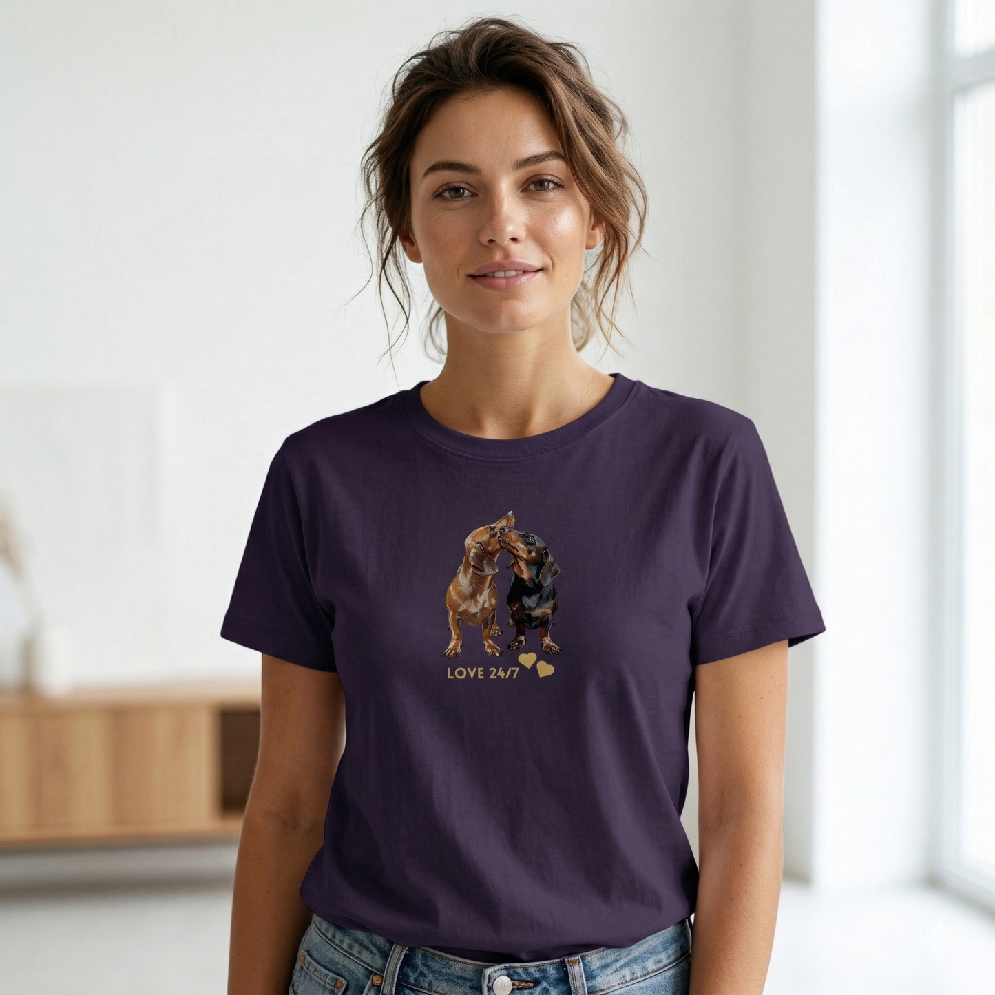 Unisex Oversize T-Shirt Valentine's drop 24/7 Love verschenken