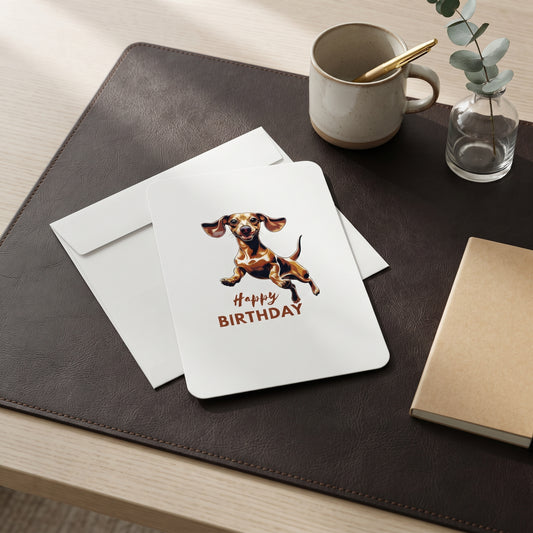 Postkarten-Sets Dackel Design – A6 Format, Mattes Papier