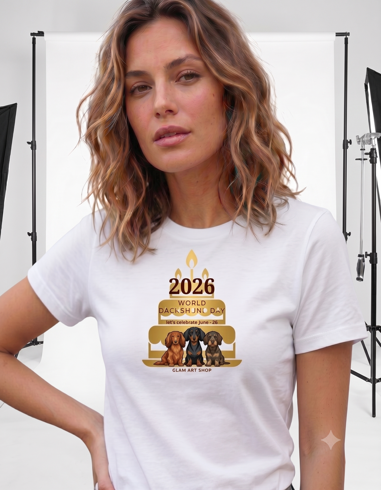 World Dachshund Day 2026 – Unisex T-Shirt | Kurzhaar, Rauhhaar & Langhaar