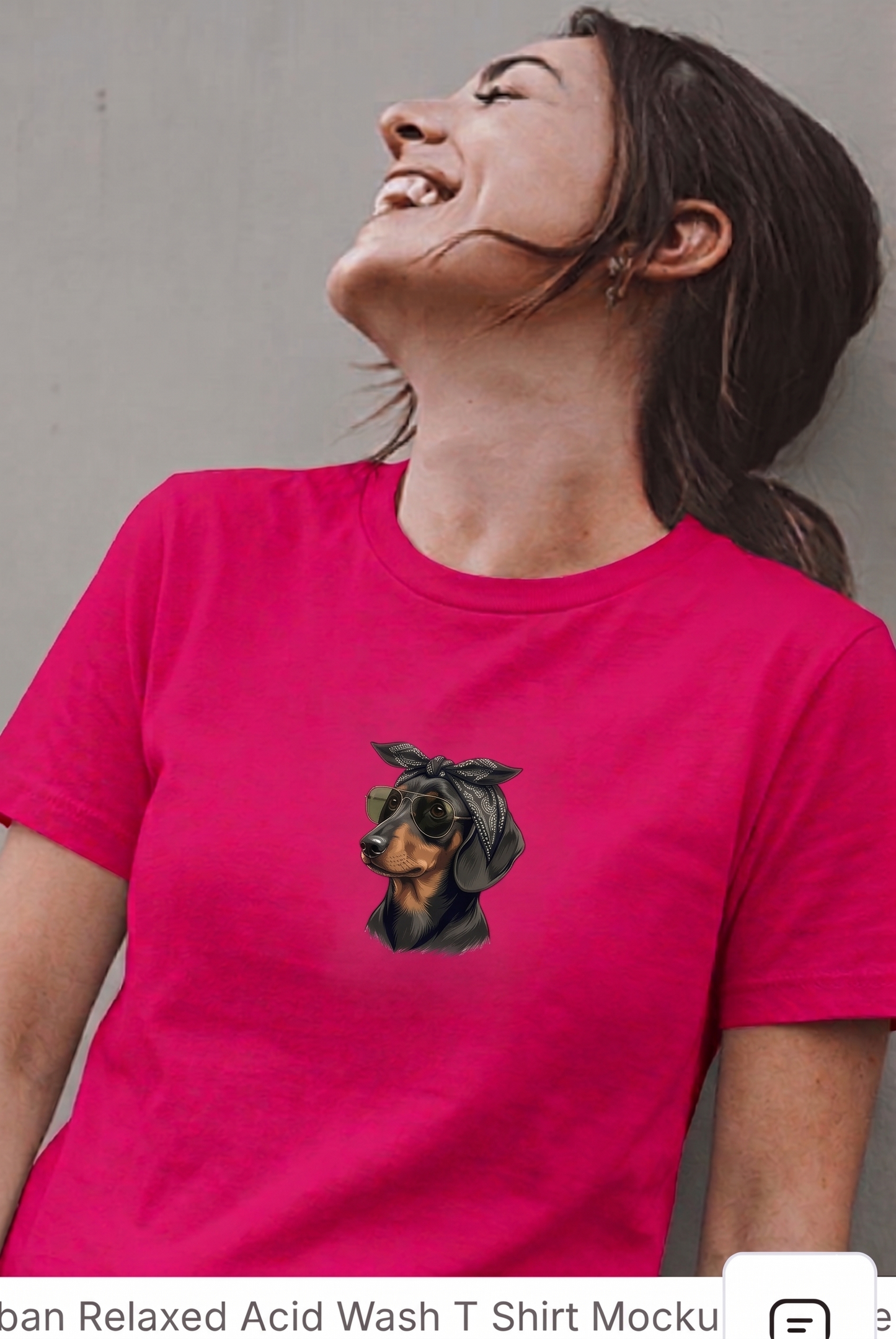Damen Premium Bio T-Shirt Weenie Chic Club - Black Tan Design