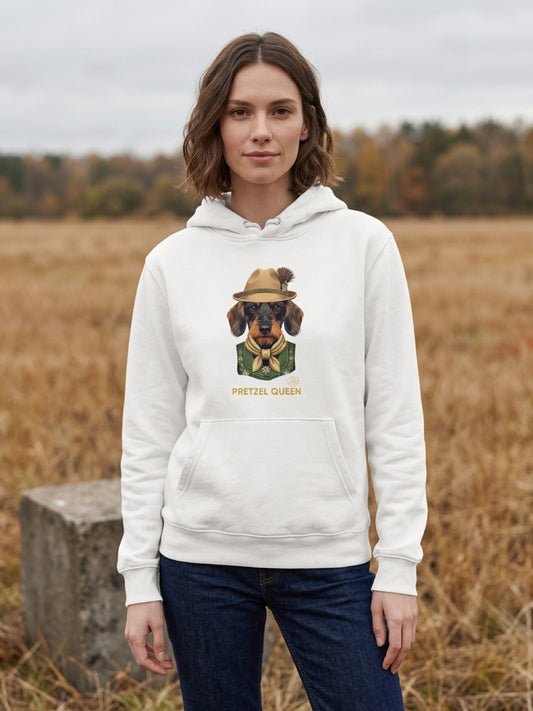 Damen Hoodie Pretzel Queen | Oktoberfest Oversize