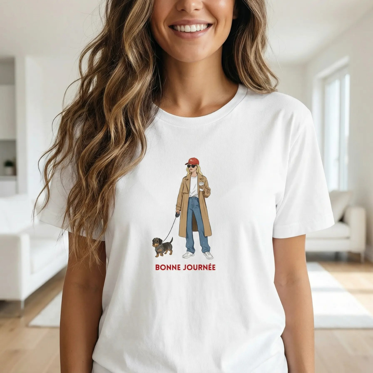 Couture Dackel Design Edition – Dein Statement-Piece für jeden Tag -T-Shirt Regular Fit | Premium Bio-Baumwolle