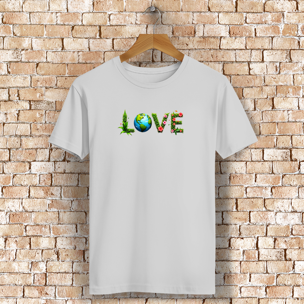 Boho T-Shirt Love & Safe the planet
