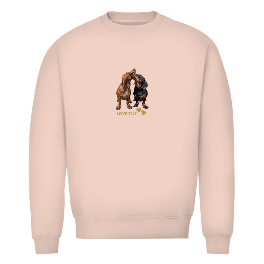 Premium Bio Sweatshirt Unisex für Sie&Ihn - Geschenkidee für Dackel Freunde
