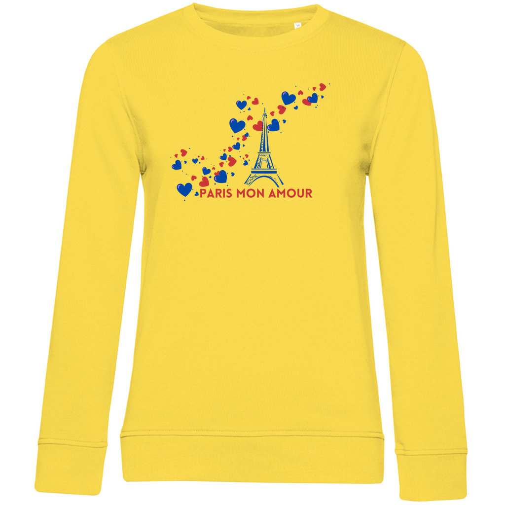 Sudadera de mujer de moda con estampado "paris mon amour" 