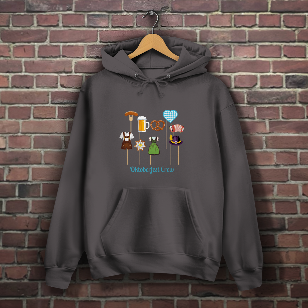 Oktoberfest Hoodie Unisex & Oversize mit lustigem Wiesn Motiv