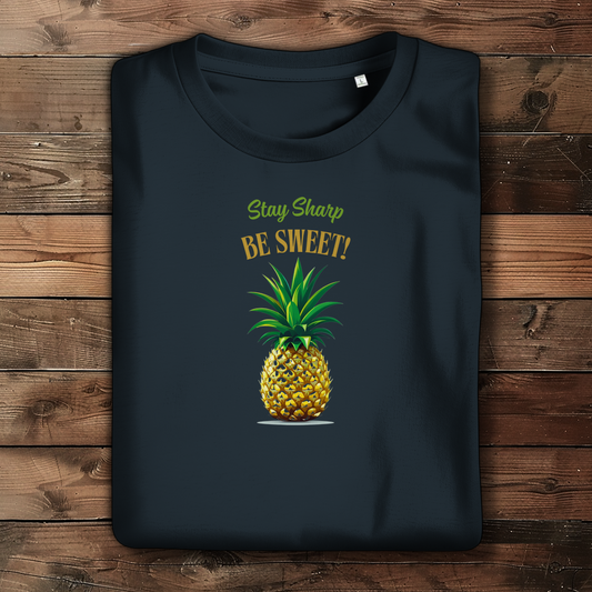 Damen Premium Bio T-Shirt mit Pineapple Statement Motiv