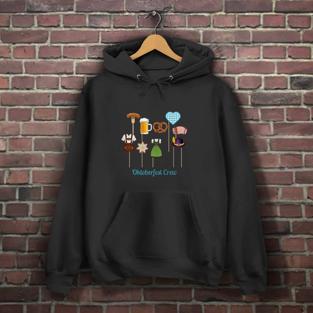 Oktoberfest Hoodie Unisex & Oversize mit lustigem Wiesn Motiv