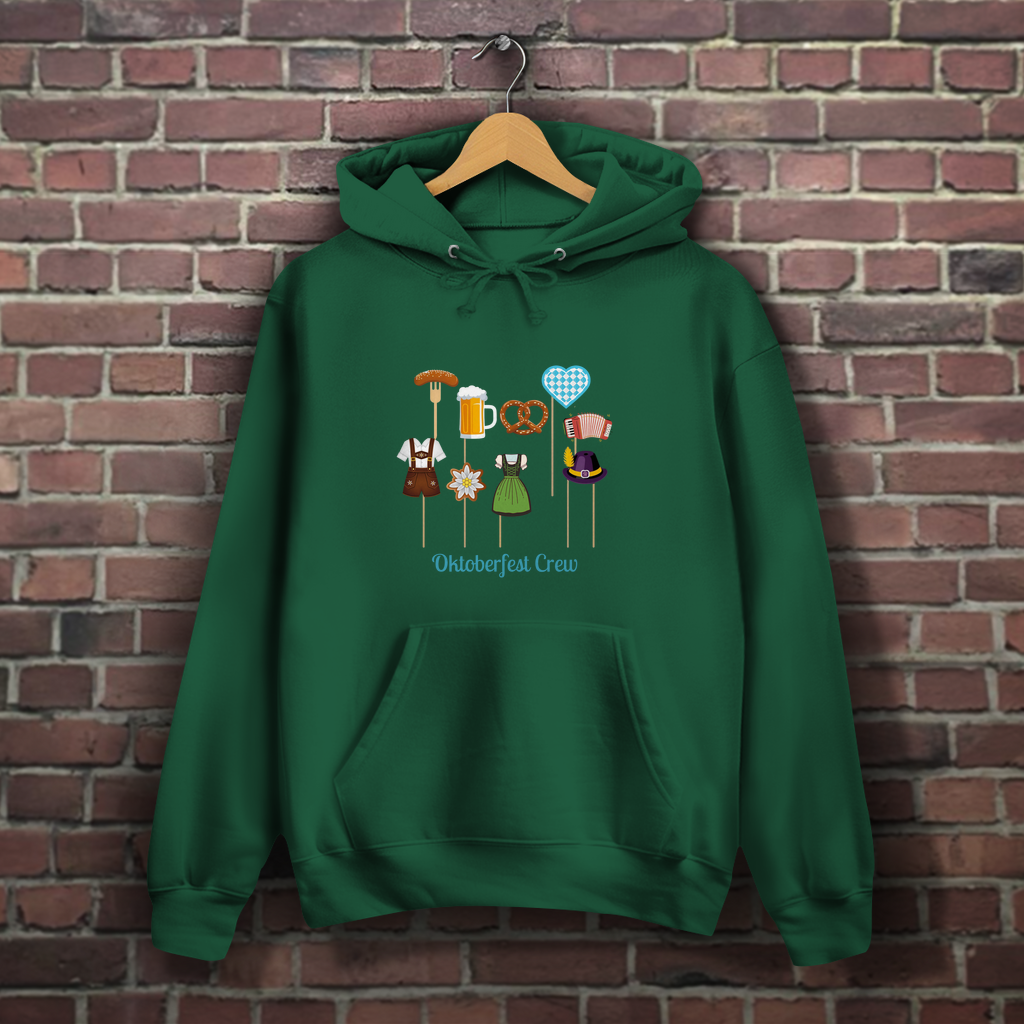 Oktoberfest Hoodie Unisex & Oversize mit lustigem Wiesn Motiv