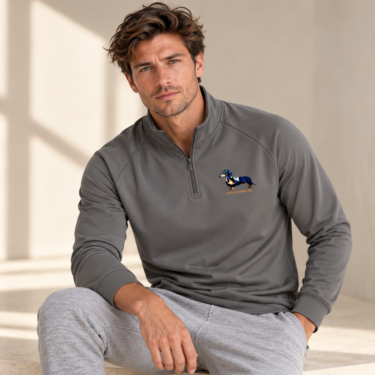 Performance Sport - Funktionsshirt mit Zipper Langarm