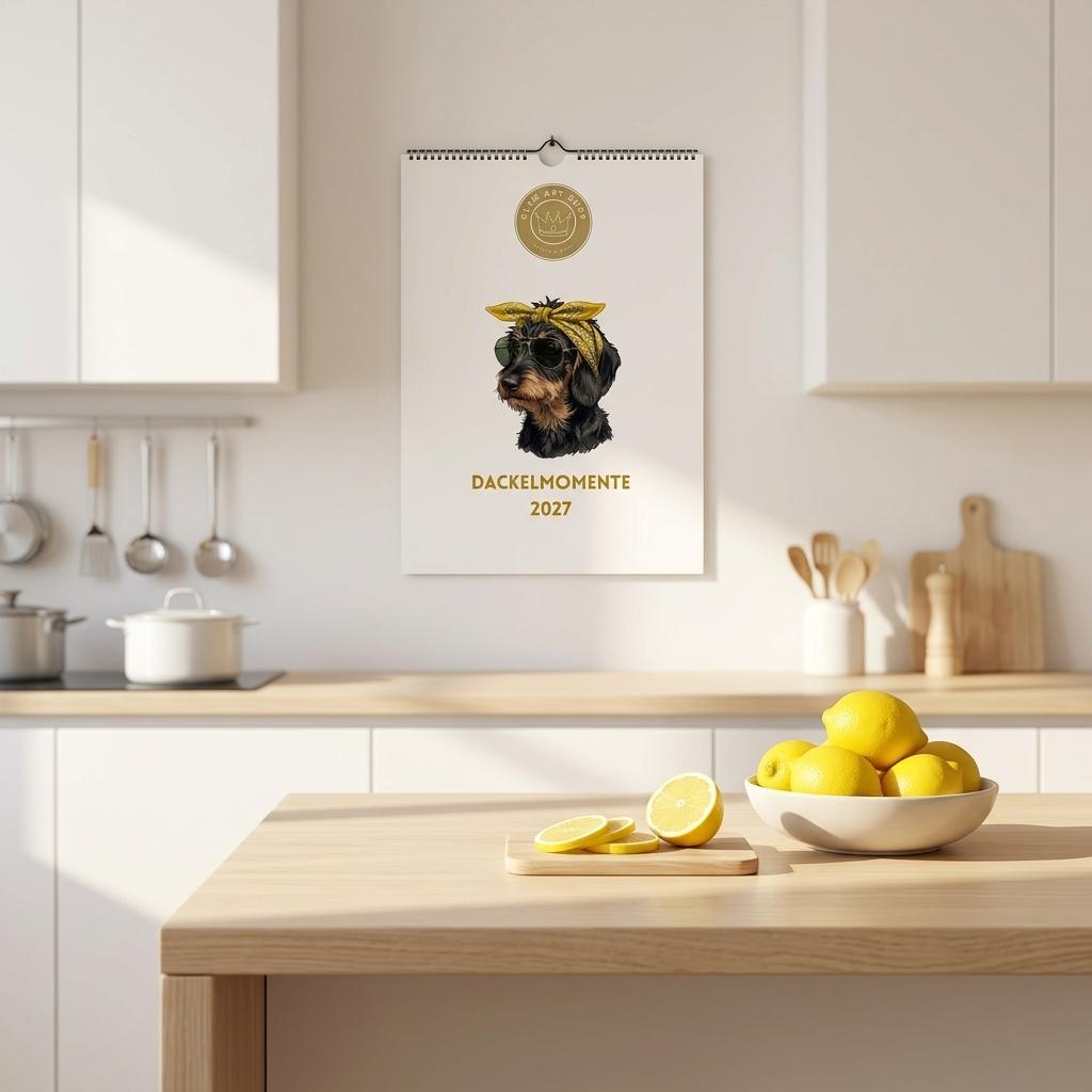 Wandkalender 2027 | A4 Vertikal | GLAM ART