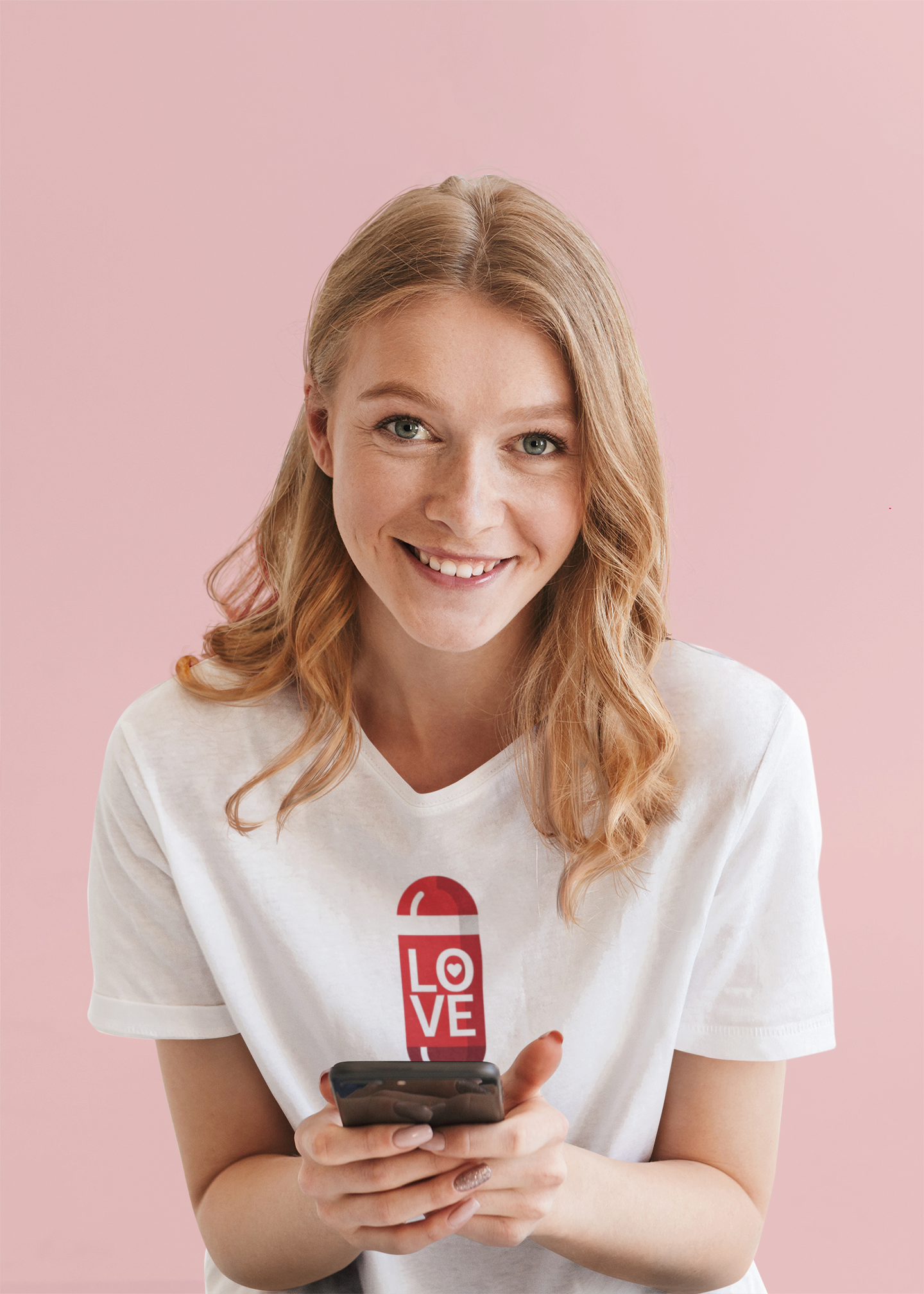 Oversize T-Shirt mit witzigem Spruch - Love Pill with no side effects - Überraschungs-Geschenk